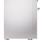 ILVE Nostalgie II 36" Induction Range with Element Stove and Electric Oven in Stainless Steel with Chrome Trim, UPI366NMPSSC