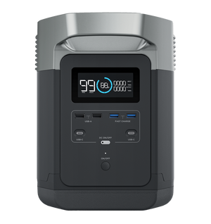 EcoFlow Package - DELTA 1300 Portable Power Station (1260Wh) and 1 x Bifacial Portable Solar Panel (220W)