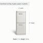 Caraway 45L 2-Drawer Recycling Bin