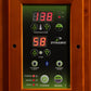 Dynamic Versailles Elite Ultra Low EMF Indoor Infrared Sauna in Canadian Hemlock (2-Person Capacity)