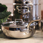 Mauviel 1830 M'URBAN 4 Tri-Ply Chef Pan With Lid, Cast Stainless Steel Handle