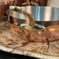 Mauviel 1830 M'Heritage M'150 B Copper Chef Pan With Lid and Brass Handle