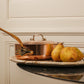 Mauviel 1830 M'Heritage M'150 B Copper Saute Pan With Lid, Brass Handle