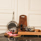 Mauviel 1830 M'COOK 5-Ply 5-Piece Cookware Set With Cast Stainless Steel Handles
