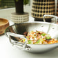 Mauviel 1830 M'COOK 5-Ply Wok With Two Cast Stainless Steel Handles, 12.6-In