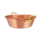 Mauviel 1830 M'PASSION Hammered Copper Jam Pan With Brass Handles