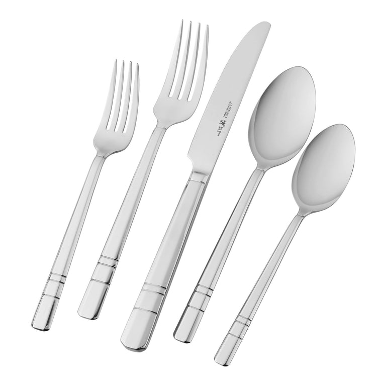 Henckels 20pc Madison Square Stainless Steel Flatware Set