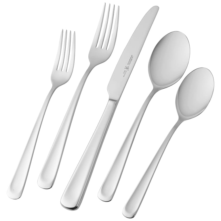 Henckels 45pc Silvano Stainless Steel Flatware Set