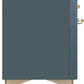 ILVE Majestic II 40" Dual Fuel Propane Gas Range in Blue Grey with Brass Trim, UMD10FDNS3BGGLP