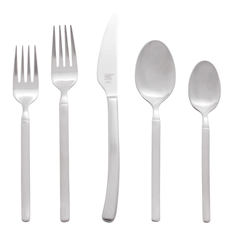 ZWILLING 45pc Opus Satin Stainless Steel Flatware Set