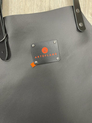 Arteflame Leather Grill Apron In Black, AFAPRONBLK