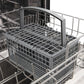 ZLINE Classic 24-Inch Top Control Built-In Dishwasher, Stainless Steel Panel, Modern Handle, 52 dBA, DW-304-24