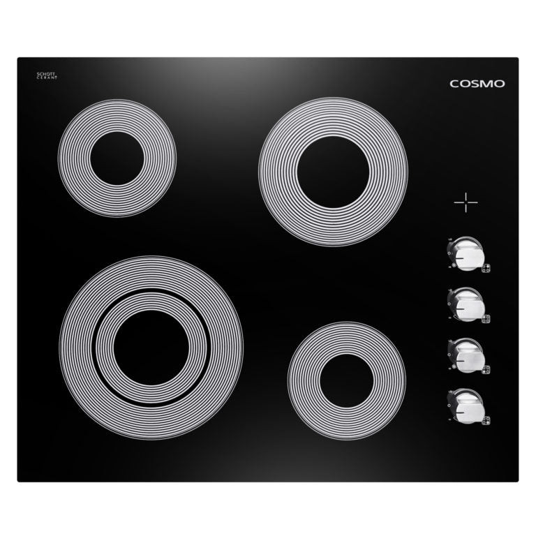 Cosmo 24" Electric Ceramic Glass Cooktop with 4 Elements, COS-244ECC