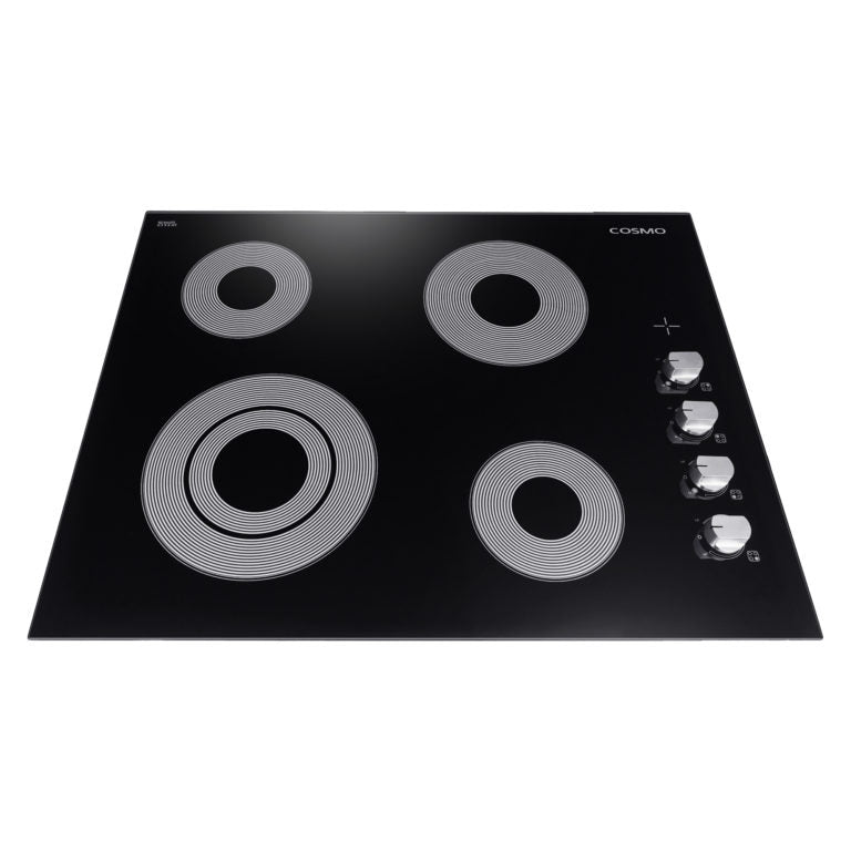 Cosmo 24" Electric Ceramic Glass Cooktop with 4 Elements, COS-244ECC