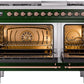 ILVE Nostalgie II 48" Dual Fuel Propane Gas Range in Emerald Green with Copper Trim, UP48FNMPEGPLP
