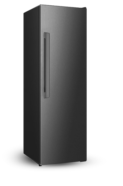Induction Hardware 24-Inch Refrigerator Built-In Column with Water Dispenser, Black Stainless Steel, RFC-24-BS