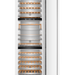 Induction Hardware 24-Inch Three Zone Built-In Wine Refrigerator Column, Panel Ready, RFC-W-24-PR