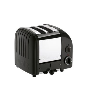 Dualit New Generation Classic 2-Slice Toaster in Matte Black