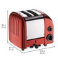 Dualit New Generation Classic 2-Slice Toaster in Apple Candy Red