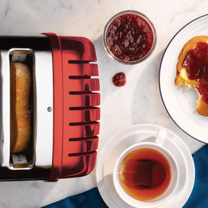 Dualit New Generation Classic 2-Slice Toaster in Apple Candy Red
