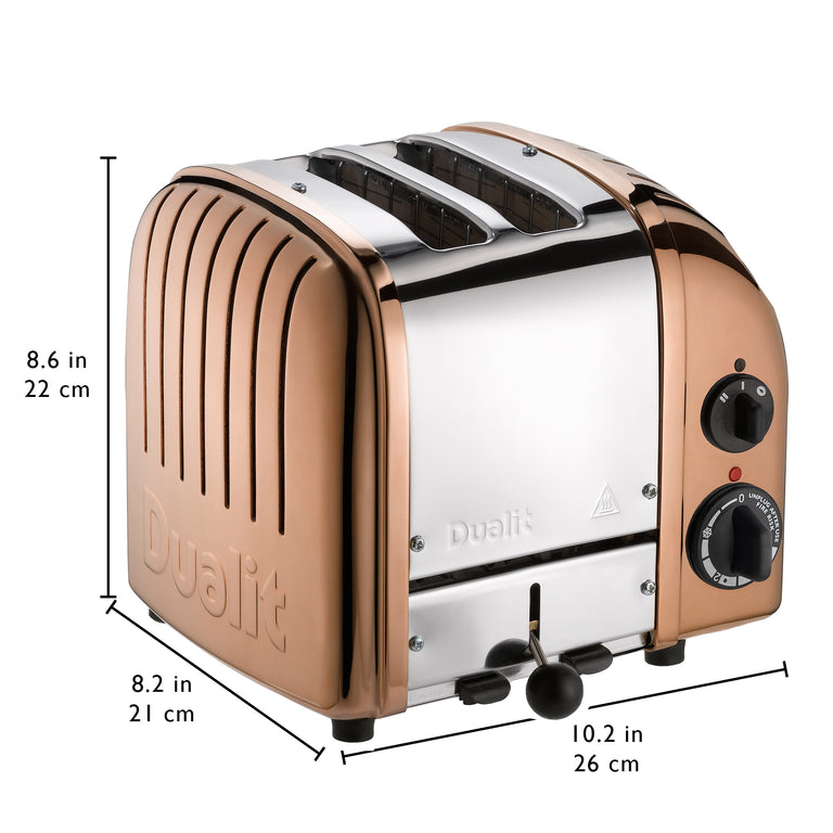 Dualit New Generation Classic 2-Slice Toaster in Copper