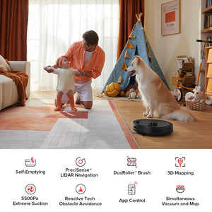 Roborock Q8 Max+ Robot Vacuum and Mop with Auto-Empty Dock