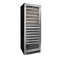Danby Silhouette 24" 129 Bottle Dual Zone Wine Cooler with LED Lights, SPRWC140D1SS