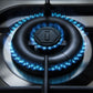ILVE Majestic II 36" Dual Fuel Natural Gas Range in Blue Grey with Chrome Trim, UM09FDNS3BGC