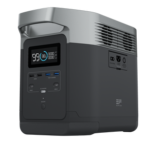 EcoFlow Package - DELTA 1300 Portable Power Station (1260Wh) and 1 x Bifacial Portable Solar Panel (220W)