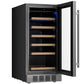 Empava 15-Inch Built-In Wine Cooler, 31-Bottle, Stainless Steel, EMPV-WC09S