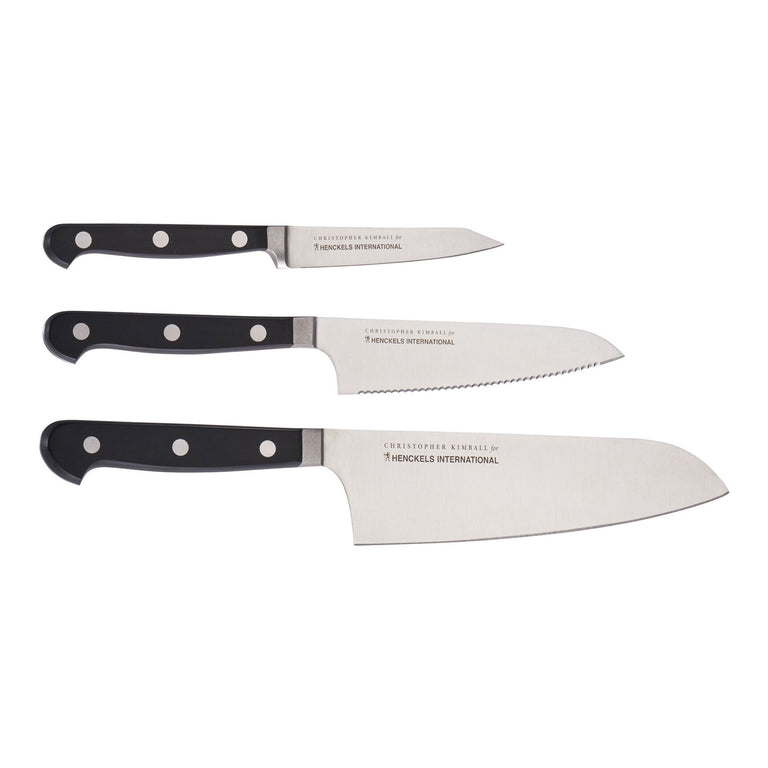 Henckels 3pc Collectors Knife Set, Classic Christopher Kimball Edition Series