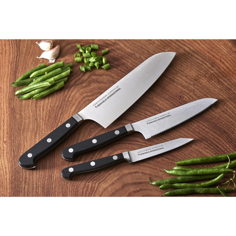 Henckels 3pc Collectors Knife Set, Classic Christopher Kimball Edition Series
