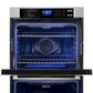 Cosmo 30" 5 cu. ft. Electric Double Wall Oven with Self-Cleaning in Stainless Steel, COS-30EDWC