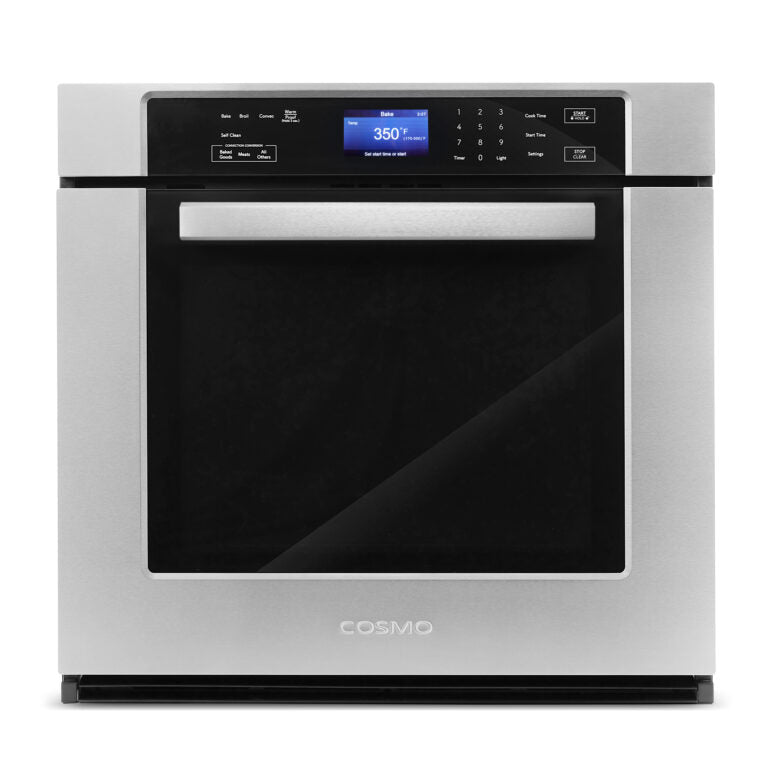 Cosmo 30" 5 cu. ft. Single Electric Wall Oven with Self-Cleaning in Stainless Steel, COS-30ESWC