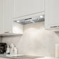 Cosmo 30" Insert Range Hood with Soft Touch Controls in Stainless Steel, COS-30IRHS