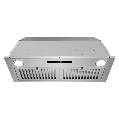 Cosmo 30" Insert Range Hood with Soft Touch Controls in Stainless Steel, COS-30IRHS