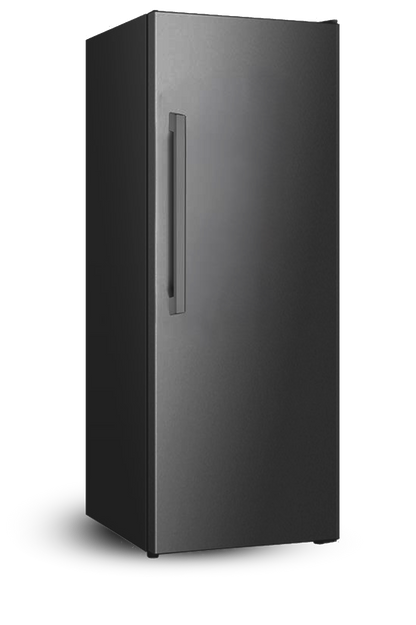 Induction Hardware 30-Inch Freezer Built-In Column with Ice Maker, Black Stainless Steel, FRC-30-BS