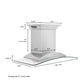 ZLINE 30" CrownSound Ducted Vent Wall Mount Range Hood in Stainless Steel with Built-in Bluetooth Speakers, KNCRN-BT-30