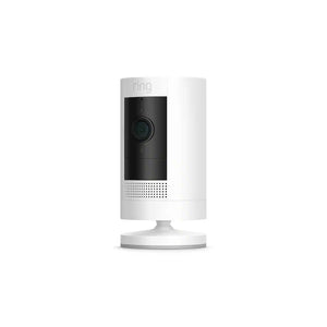 Ring Outdoor Cam (Stick Up Cam) Indoor/Outdoor 1080p Security Camera - White
