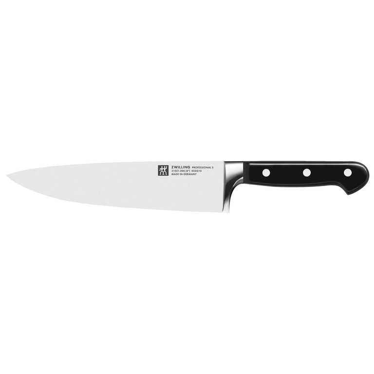 ZWILLING 7pc Knife Set in Black Rubberwood Block, Professional "S" Series
