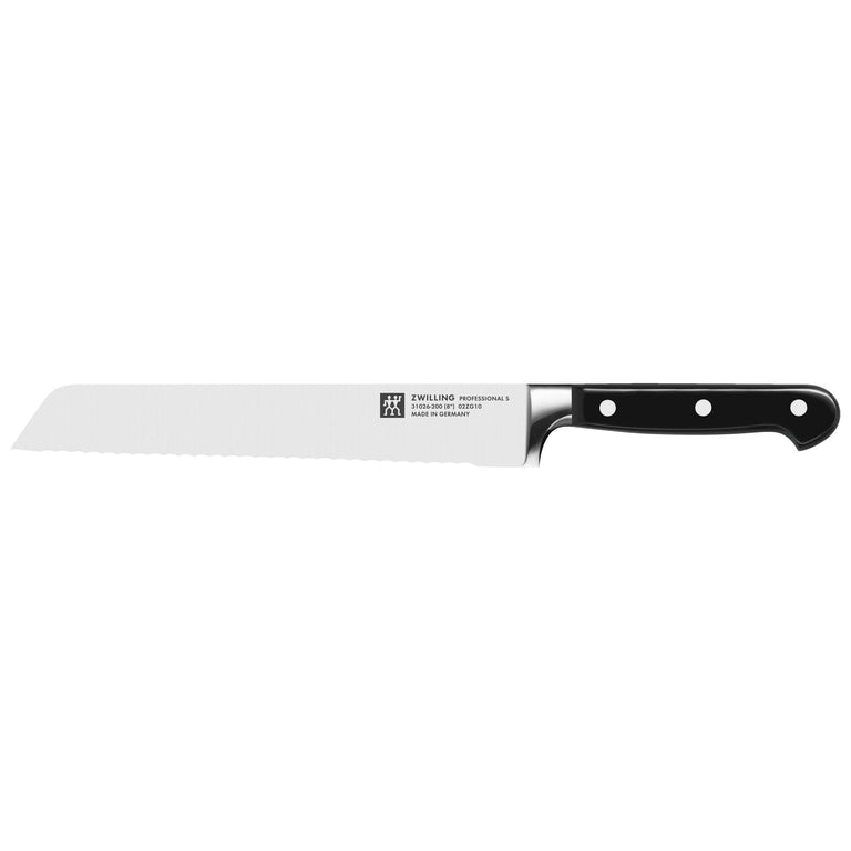 ZWILLING 10pc Knife Set in Black Rubberwood Block, Professional "S" Series