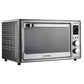 Cosmo 12" Electric Air Fryer Toaster Oven with LED Display, Air Fry Basket, Rotisserie Fork, 1800W in Stainless Steel, COS-317AFOSS
