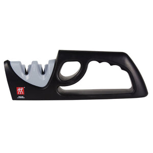 ZWILLING 2-Stage Pull-Through Sharpener in Gray, Edge Maintenance Series