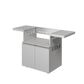 Gordon Ramsay by THOR Kitchen Grill Cart in Stainless Steel (Compatible with: 32" Grill RG3201-G)