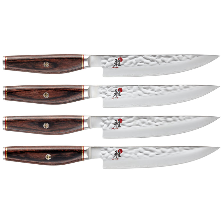 Miyabi 4pc Steak Knife Set, 6000MCT - Artisan Series