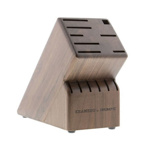 ZWILLING 14 Slot Knife Block in Walnut, Kramer Series