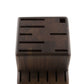 ZWILLING 14 Slot Knife Block in Walnut, Kramer Series