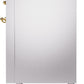 ILVE Nostalgie II 60" Dual Fuel Propane Gas Range in Stainless Steel with Brass Trim, UP60FSNMPSSGLP