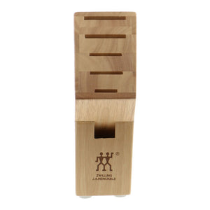 ZWILLING TWIN 6 Slot Knife Block in Rubberwood, Storage Series