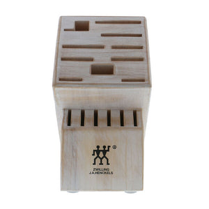 ZWILLING TWIN 16 Slot Knife Block in Rustic White, Storage Series
